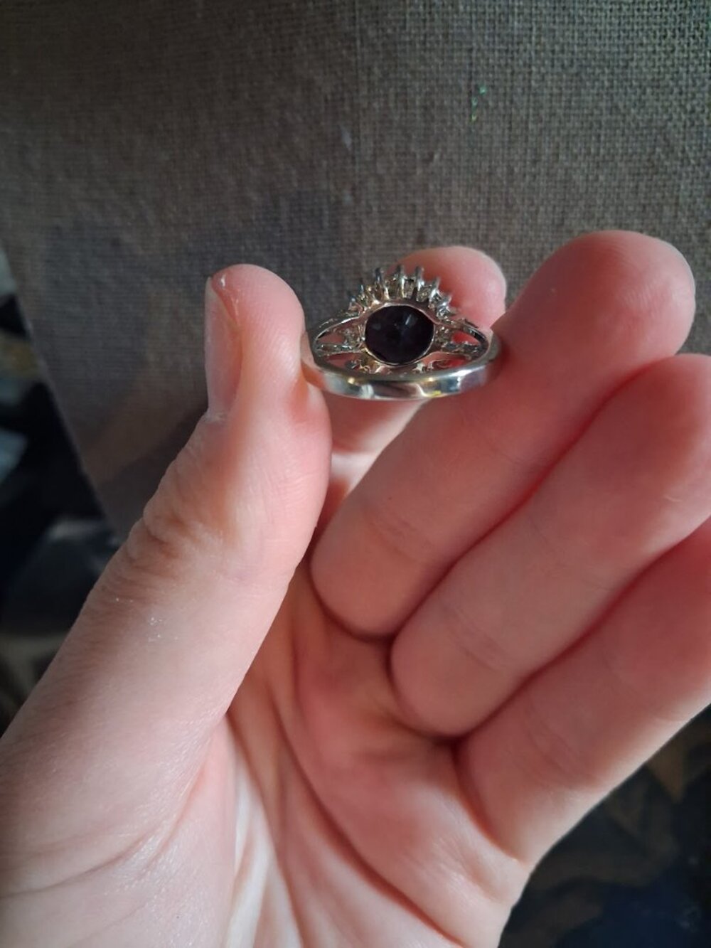 Blue stoned ring - Picture 4 of 6